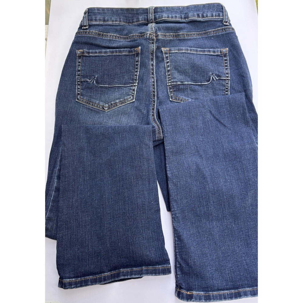 Maurices High-Rise Size 4 Curvy Jeans Blue Denim Straight Leg Stretch